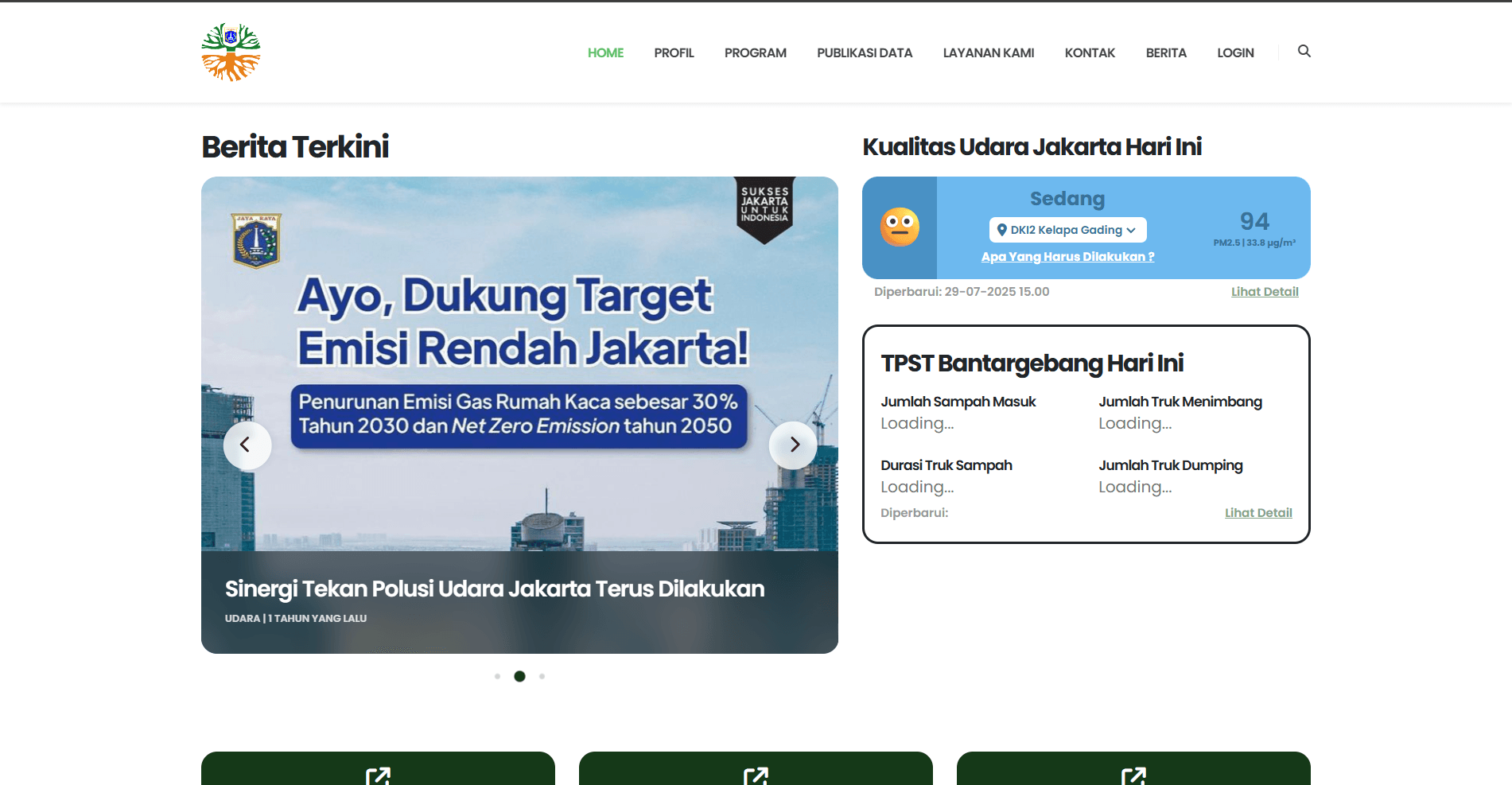 Website DLH Jakarta - 2023